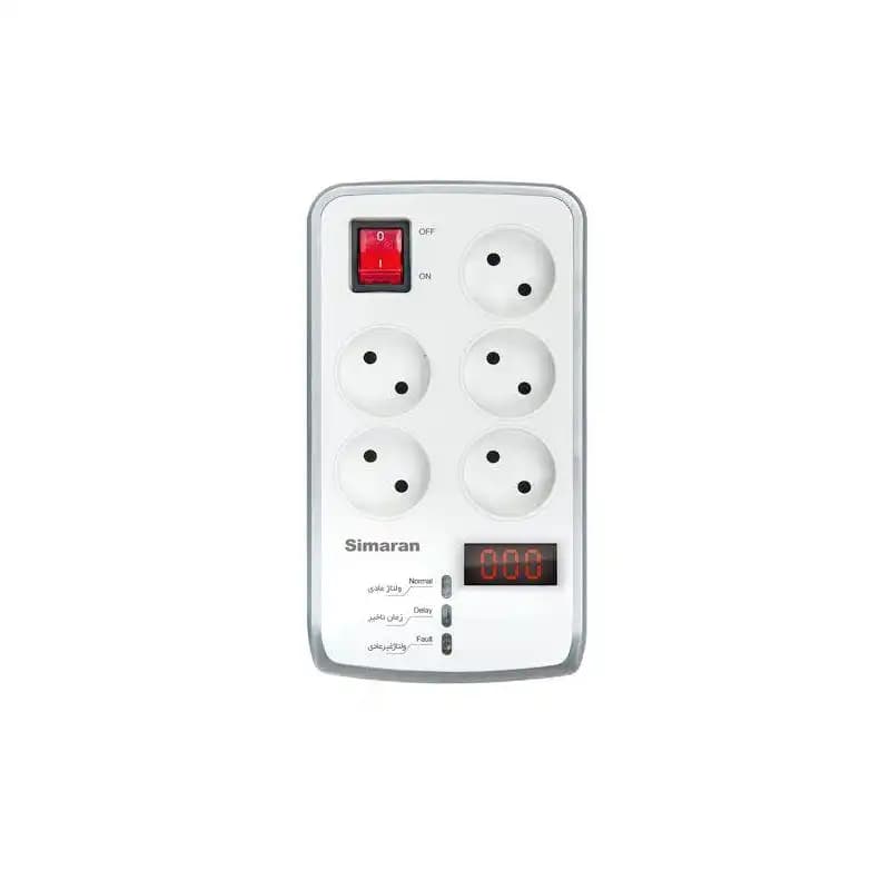 محافظ ولتاژ ۵ راهی دیجیتال صوتی و تصویری مدل SM-525-28-D سیماران — تصویر ۲