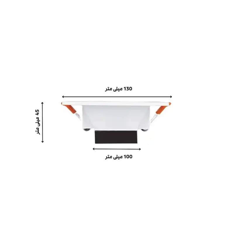 سولاریس 12 وات مربعی — تصویر ۳