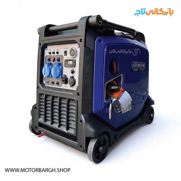 موتور برق بنزینی آگرو ۵.۵ کیلووات مدل AG6500ISER اینورتری سایلنت ریموت‌دار — تصویر ۸