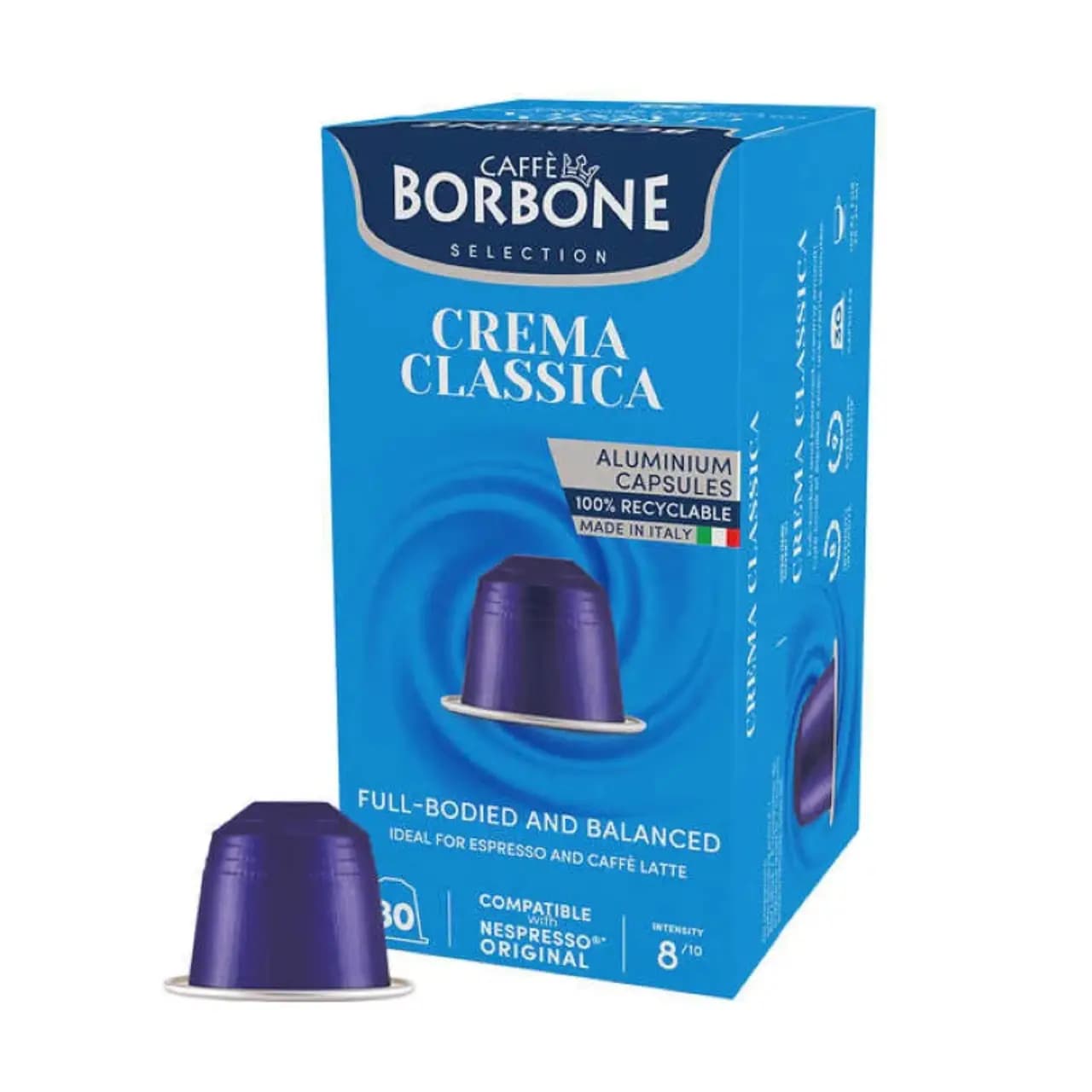 کپسول قهوه اسپرسو Crema Classica بوربون 30 عددی