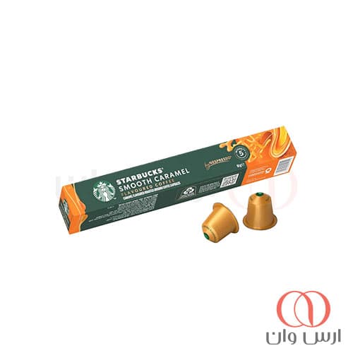 کپسول قهوه استارباکس مدل Smooth caramel بسته ۱۰ عددی