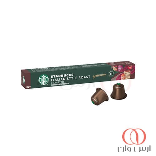 کپسول قهوه استارباکس مدل Italian Style Roast بسته 10 عددی
