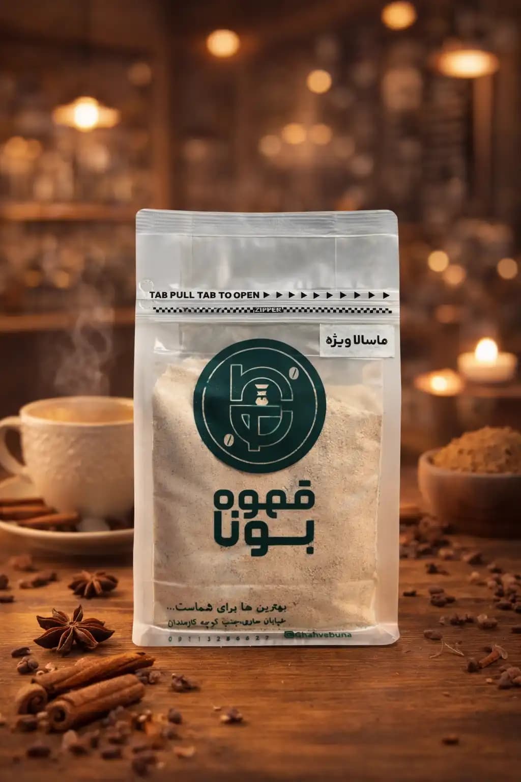 پودر چای ماسالا 350 گرمی