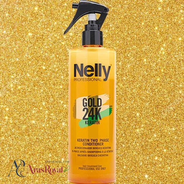 اسپری محافظ حرارتی مو نلی پروفشنال Gold 24K مدل THERMAL حجم 200 میل — تصویر ۷