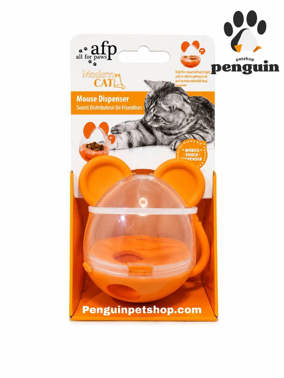 اسباب بازی فکری گربه موش مخزن دار تعادلی ای اف پی AFP Mouse Dispenser