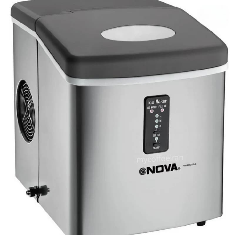 یخ ساز نیمه صنعتی 16 کیلویی نوا مدل NIM-8002-15-S