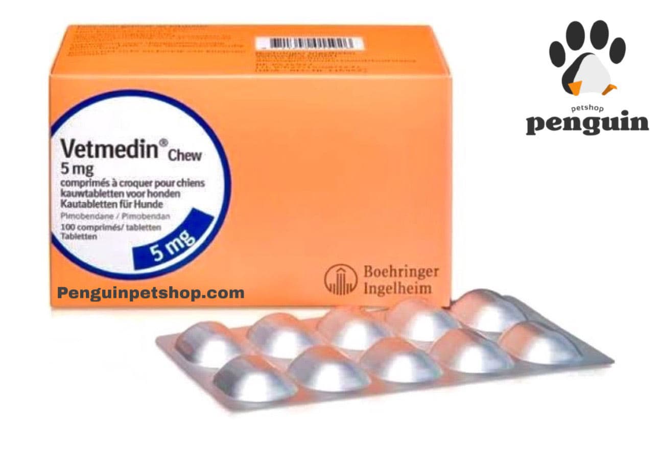 قرص مکمل قلب سگ وتمدین vetmedin5mg ورق 10 عددی