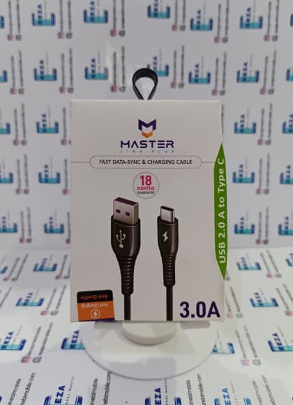 کابل شارژ USB به Type-C شارژ سریع | master