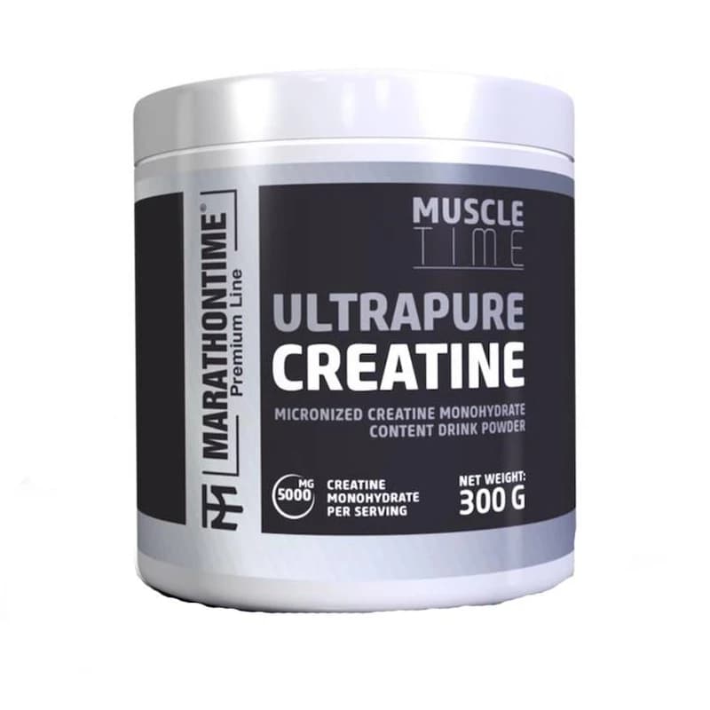 پودر کراتین مونوهیدرات 300 گرمی ماراتن تایم | Marathon Time Ultrapure Creatine Monohydrate