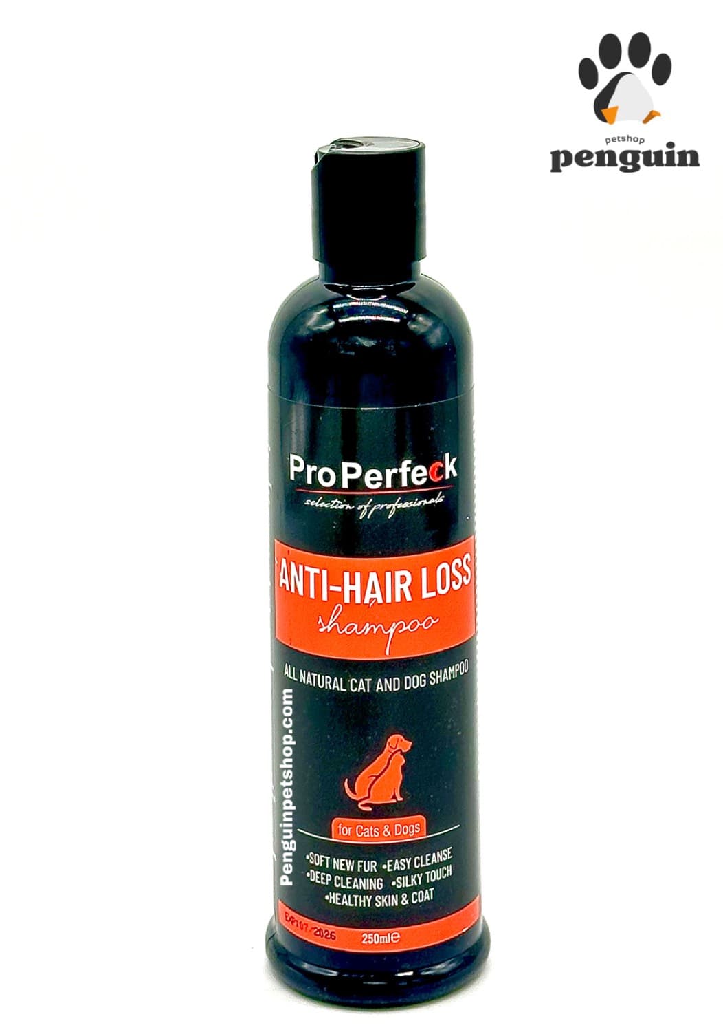 شامپو ضد ریزش موی سگ و گربه پروپرفک Pro Perfeck Anti-Hair Loss حجم ۲۵۰ میلی‌لیتر