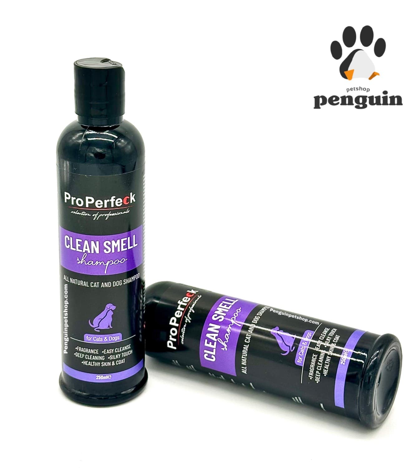 شامپو خوش بو کننده سگ و گربه پروپرفک Pro Perfeck Clean smell حجم ۲۵۰ میلی‌لیتر