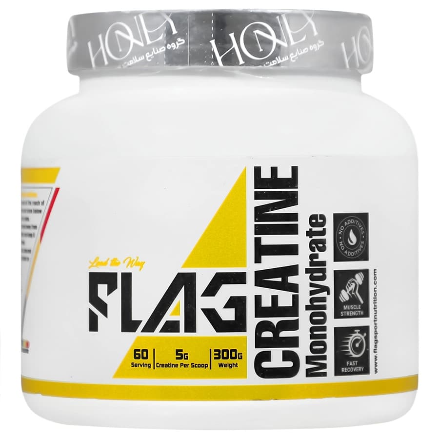 کراتین مونوهیدرات فلگ 300 گرم/-Creatine Monohydrate FLAG