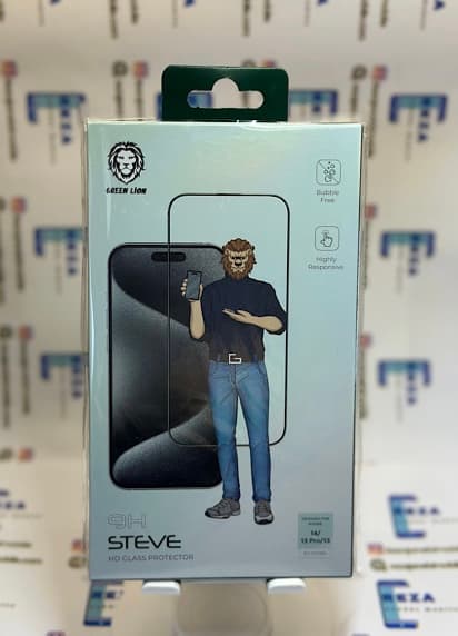 محافظ صفحه نمایش گلس گرین لاین ایفون 13/13پرو/14 Green Lion Steve