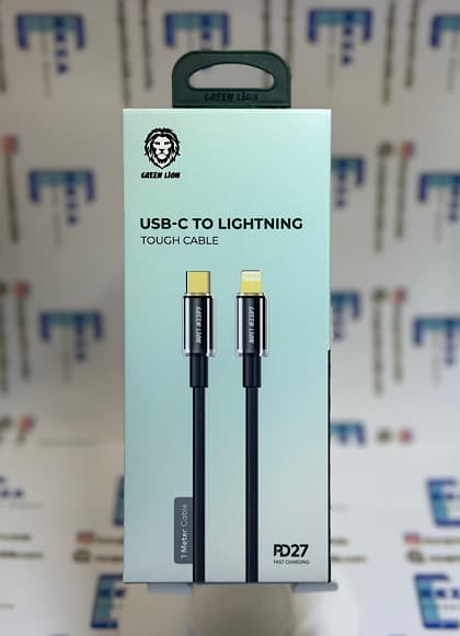 کابل شارژ اپل (آیفون) لایتنینگ گرین لاین 27 وات Usb-c to lightning