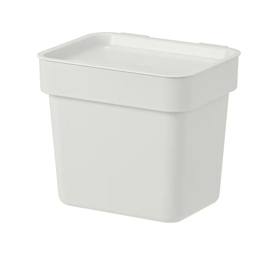 سطل زباله درب دار 3 لیتری HALLBAR ایکیا