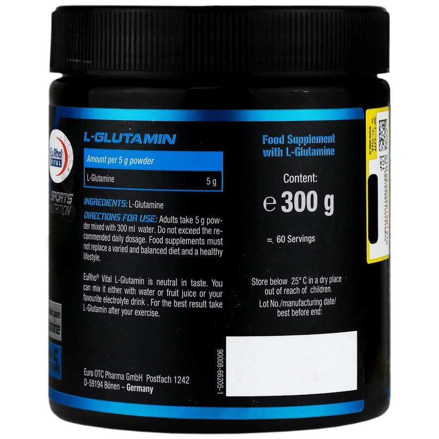 ال-گلوتامین یوروویتال | EURHO VITAL L-GLUTAMINE — تصویر ۳