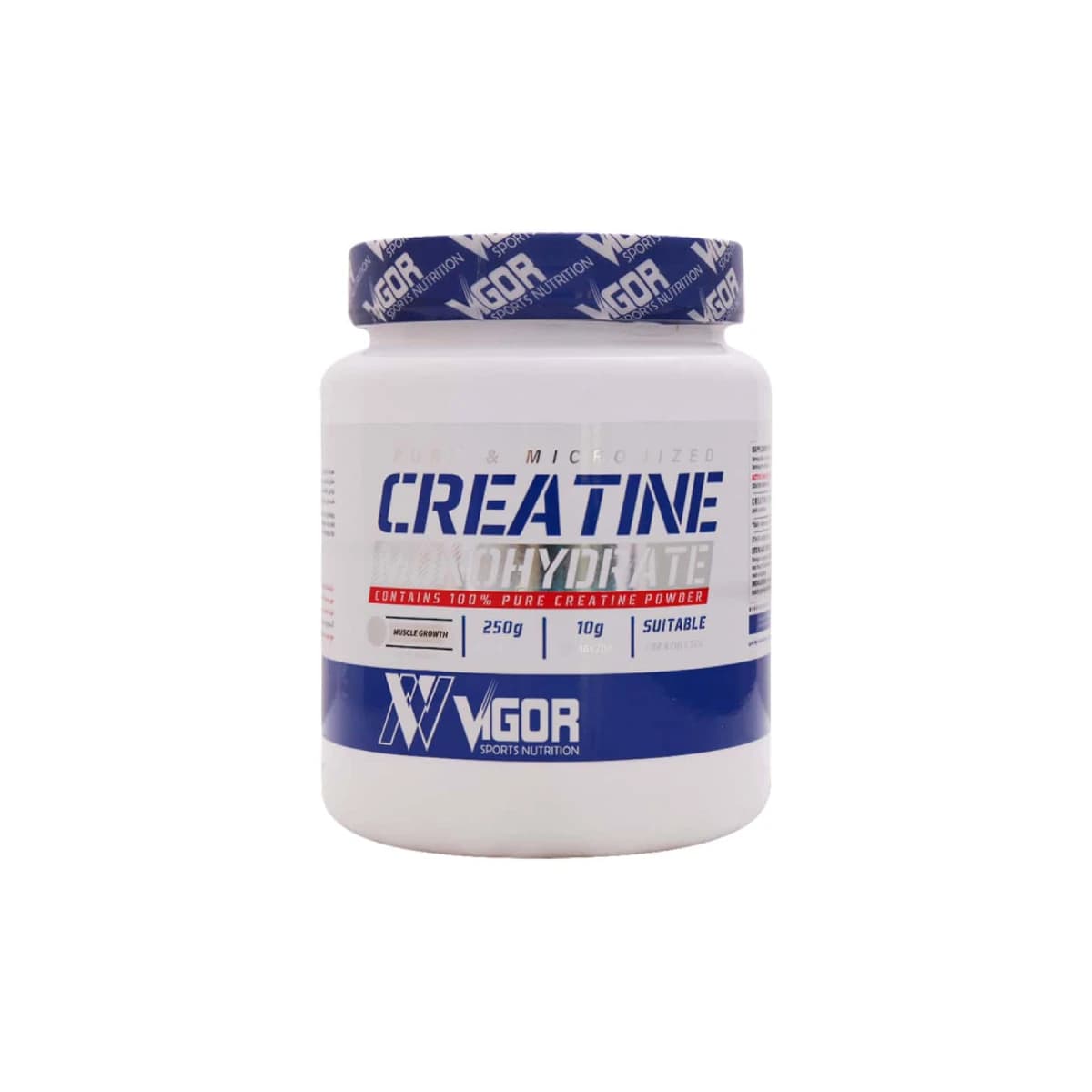 پودر کراتین مونوهیدرات ویگور 250 گرم — تصویر ۸