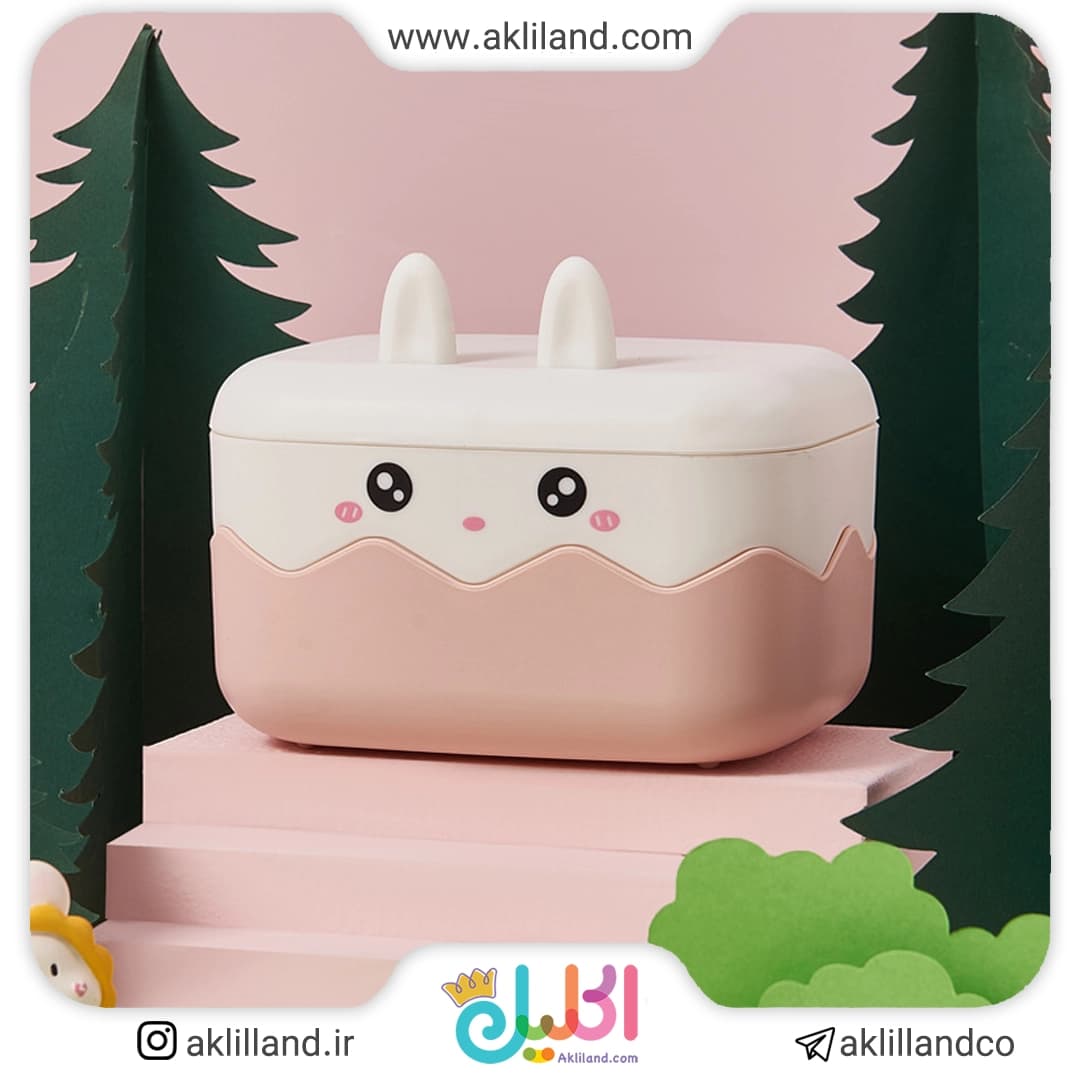 جا صابونی درب دار خرگوشی
