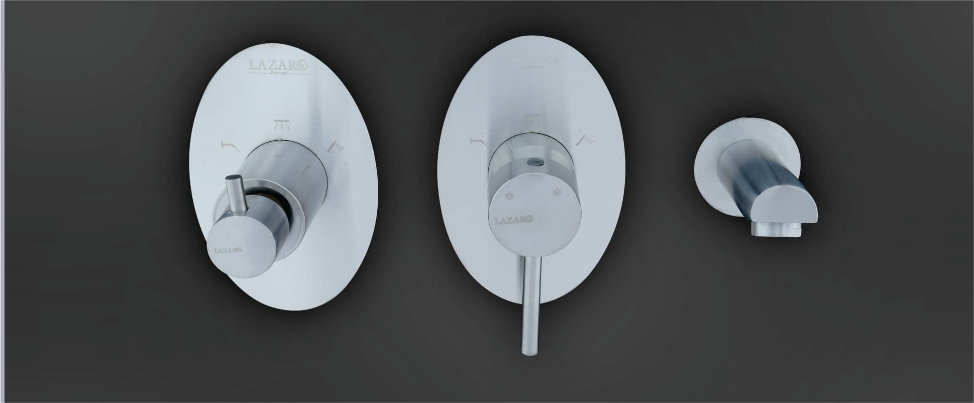 شیر حمام توکار لازارو مدل پلاتا