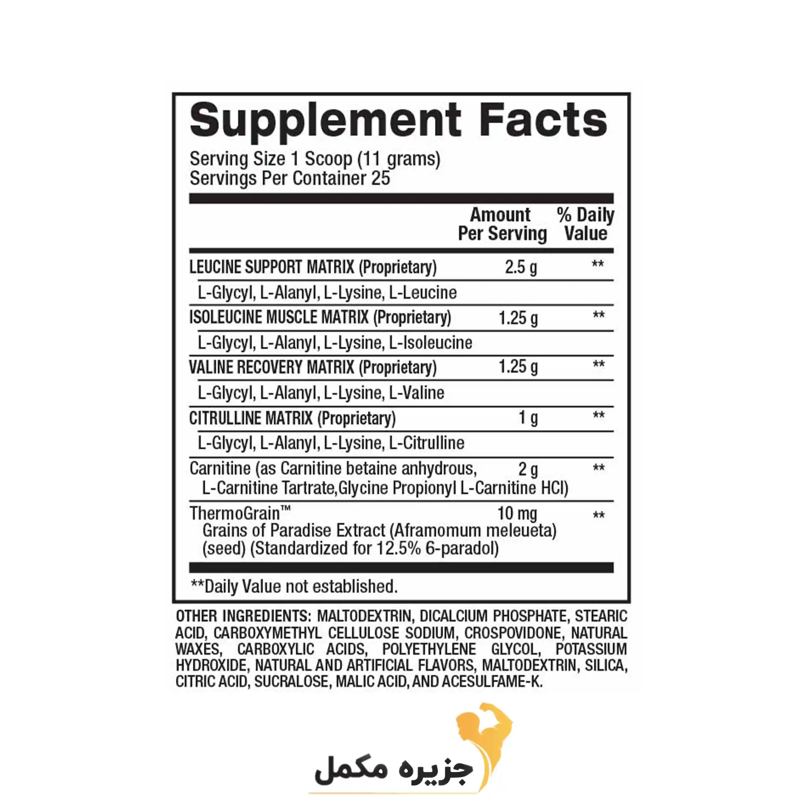 بست بی سی ای ای شردد بی پی آی | Best BCAA Shredded bpi — تصویر ۸