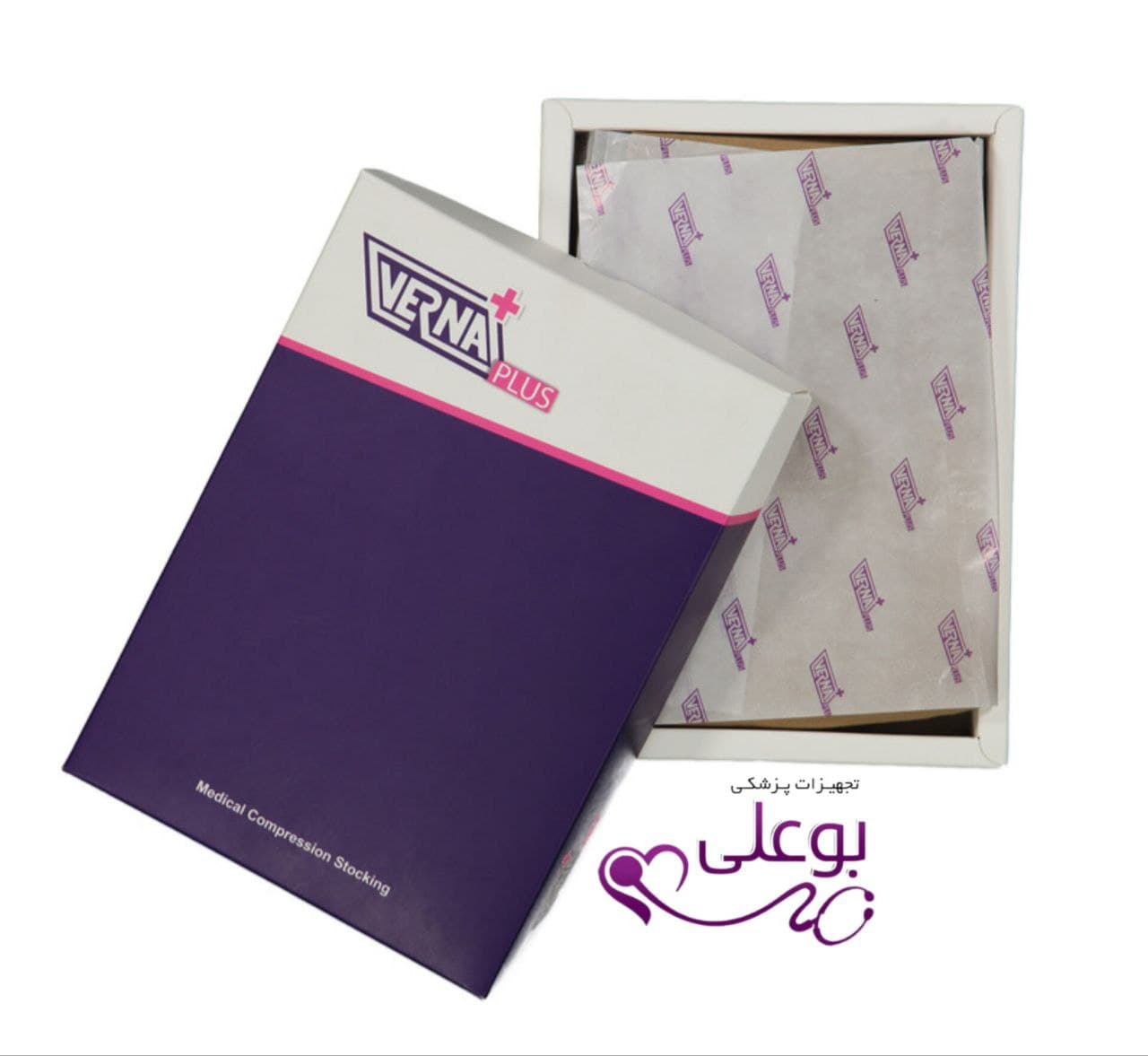 جوراب واریس ورنا پلاس زیر زانو (AD)