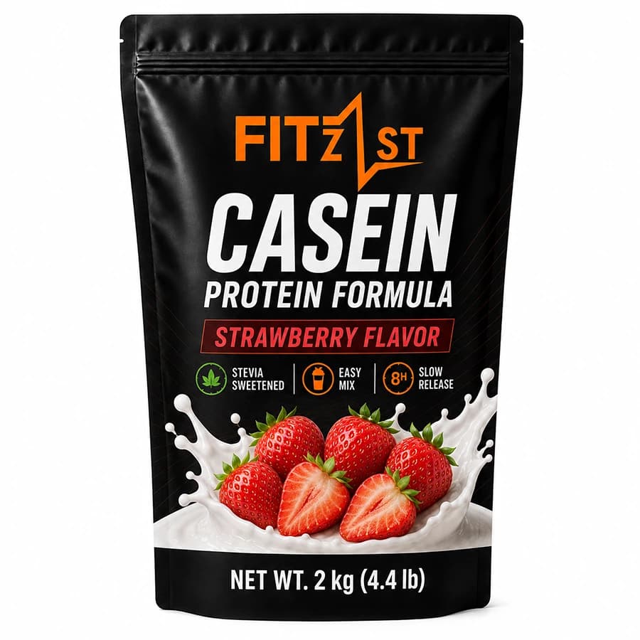 پودر کازئین 2000 گرم توت فرنگی (CASEIN)