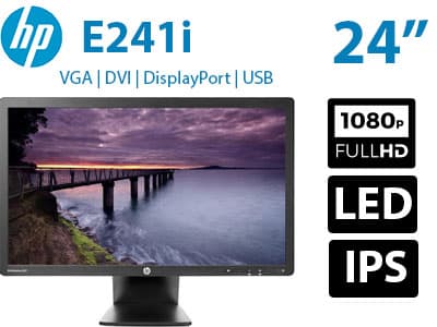 مانیتور HP EliteDisplay E241i گریدA — تصویر ۲
