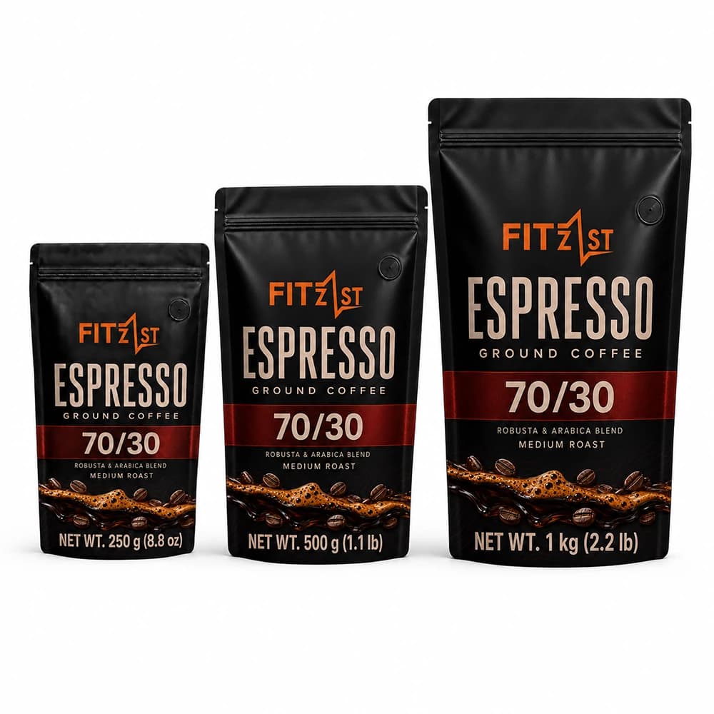 قهوه اسپرسو 70% روبستا 500 گرم — تصویر ۳