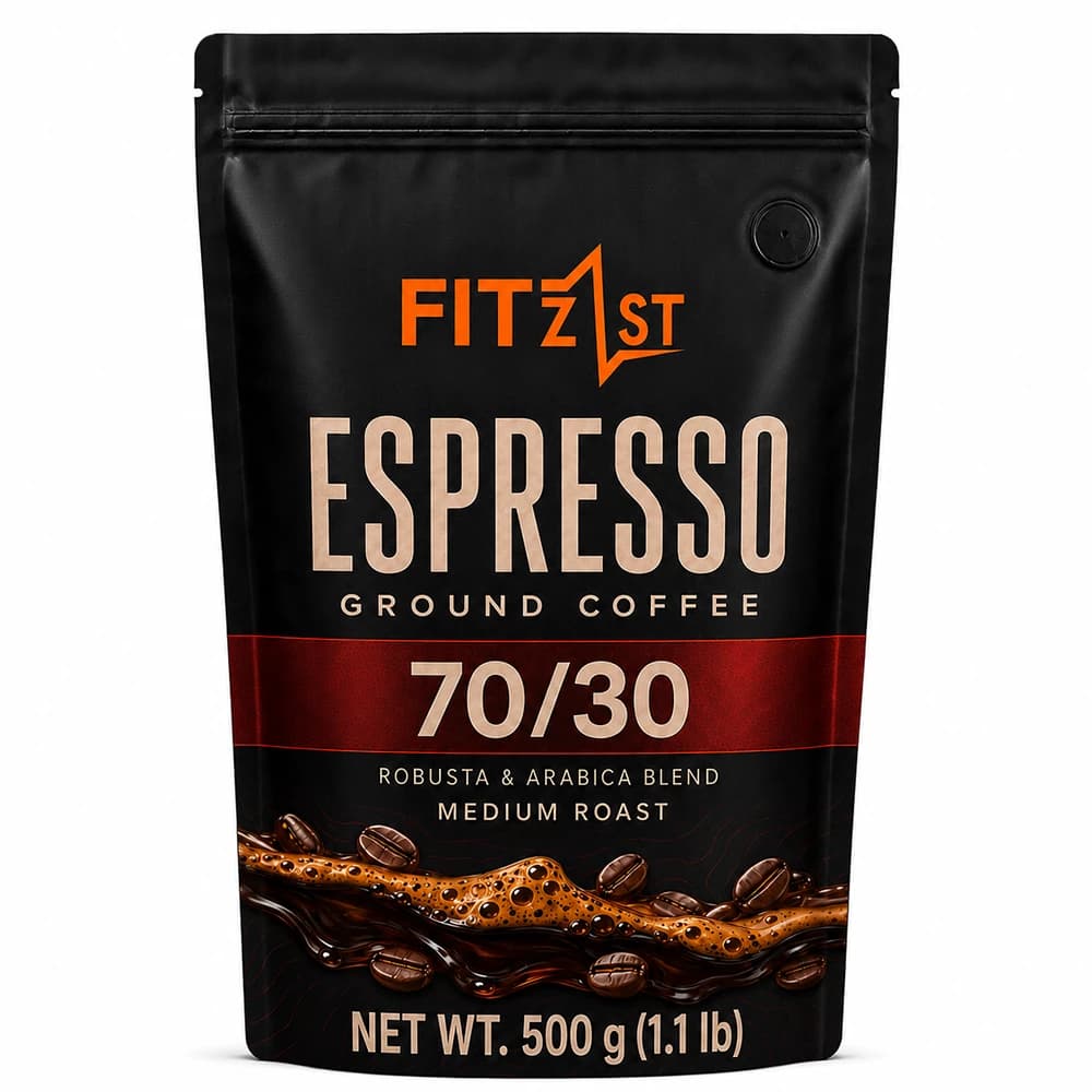 قهوه اسپرسو 70% روبستا 500 گرم