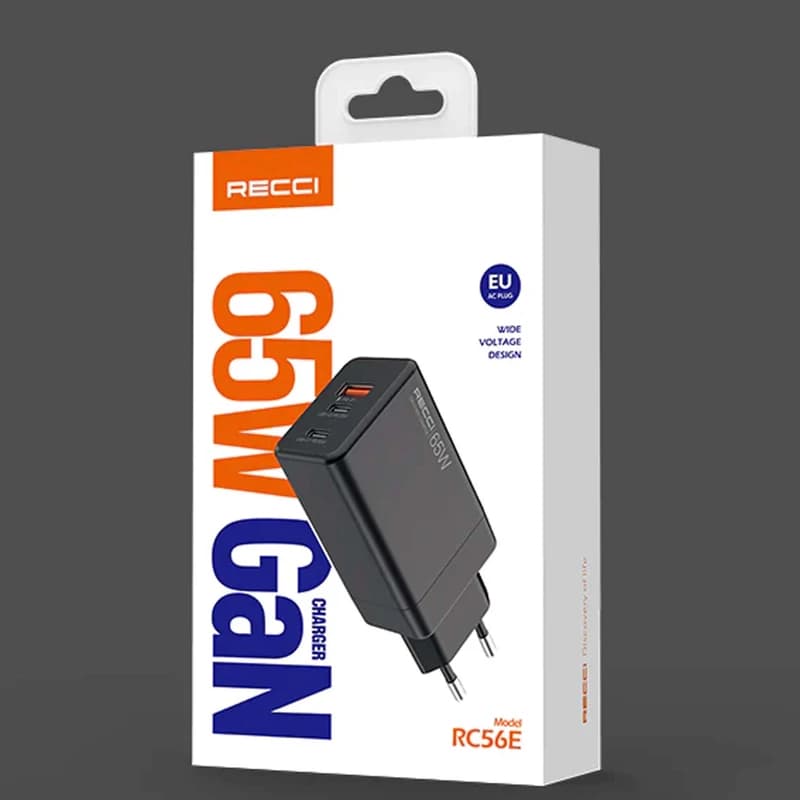 آداپتور رسی 65 وات Recci RC56E — تصویر ۸
