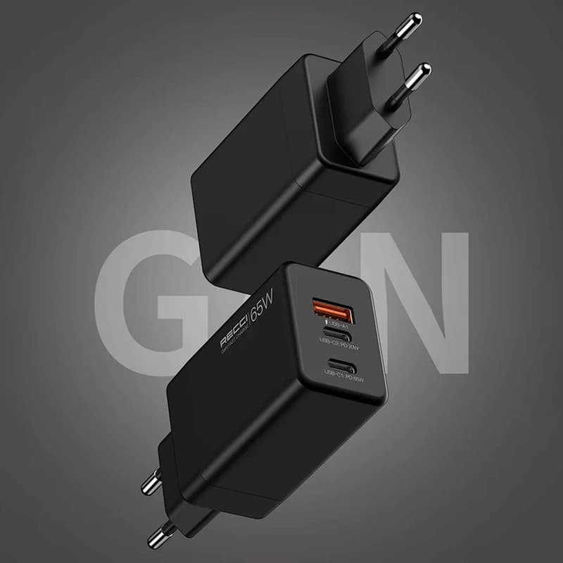 آداپتور رسی 65 وات Recci RC56E — تصویر ۳