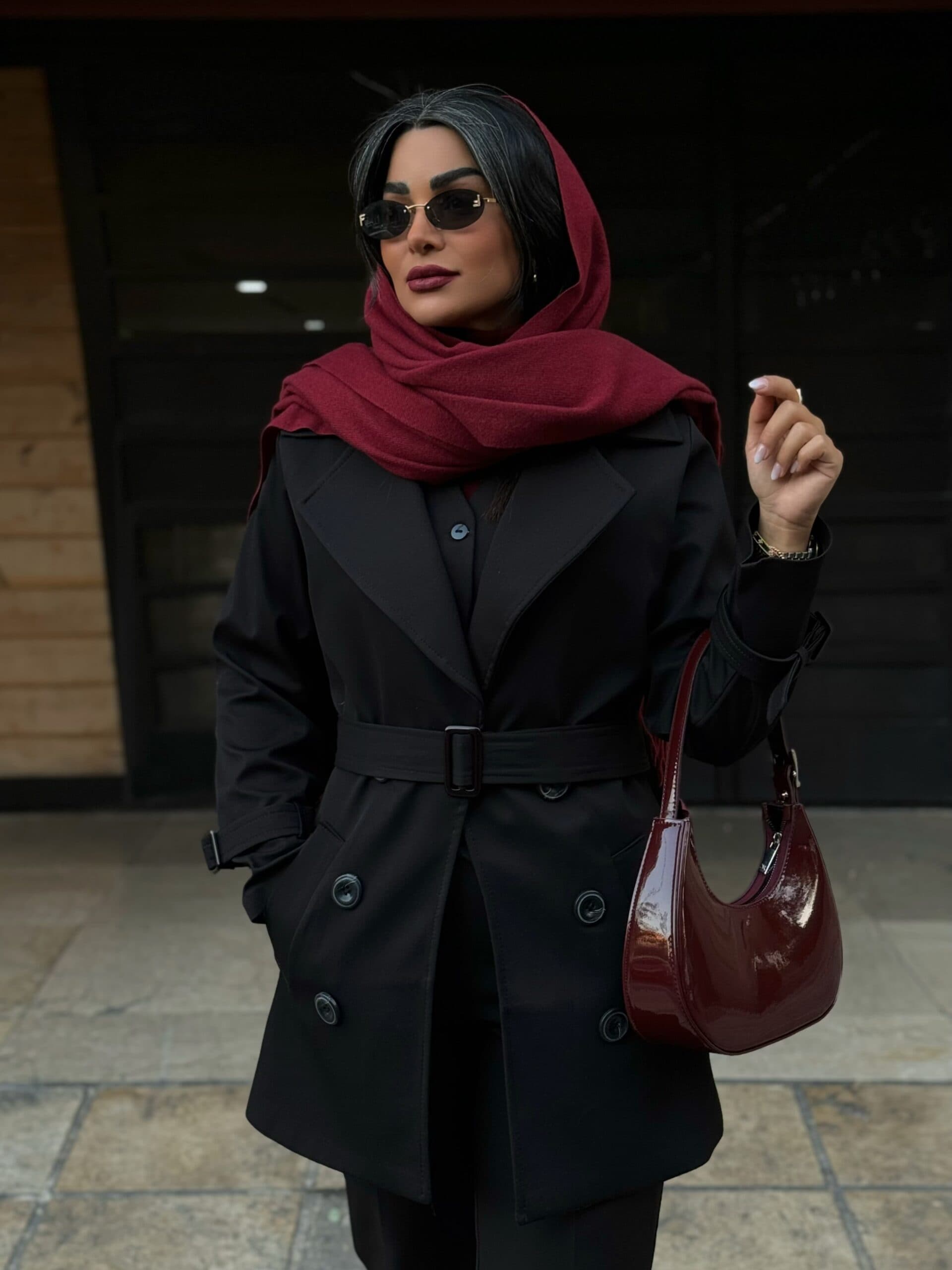ترنچ كت از جنس كتان زارا
