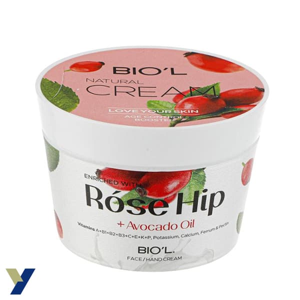 کرم مرطوب کننده بیول مدل ROSE HIP مناسب پوست معمولی حجم 200 ML