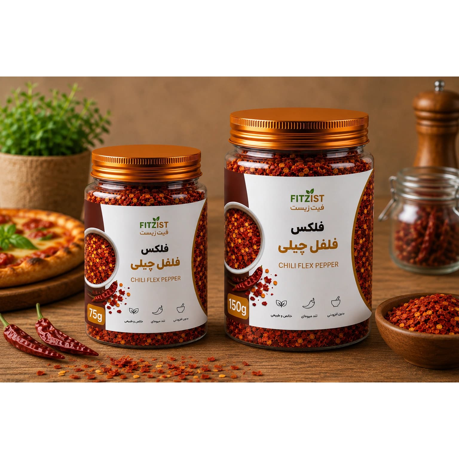 فلکس فلفل چیلی 150 گرم — تصویر ۴