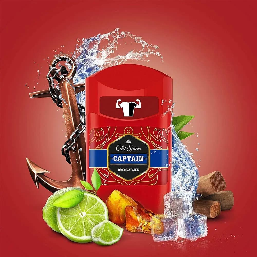 استیک ضد تعریق مردانه Captain الد اسپایس 50ml — تصویر ۳