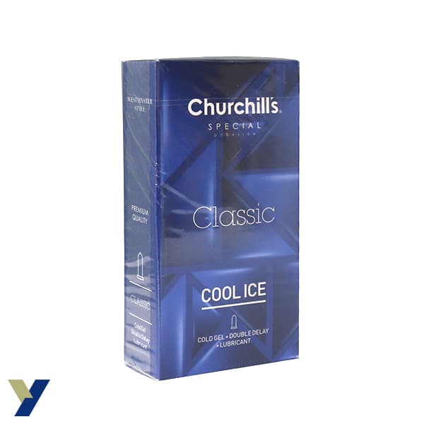 کاندوم چرچیلز مدل CLASSIC بسته 12 عددی