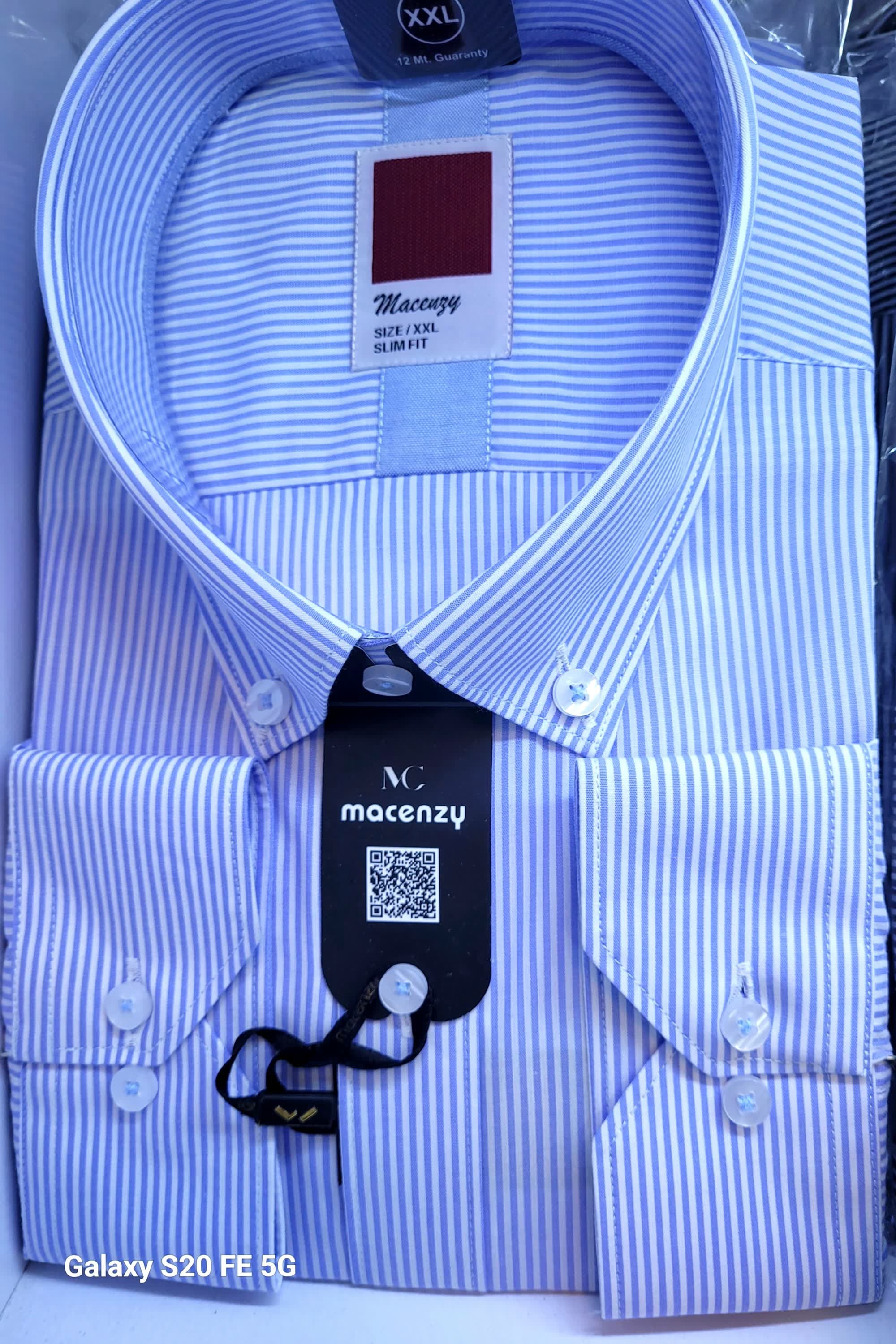پیراهن مردانه اسلیم فیت مکنزی (macenzy)