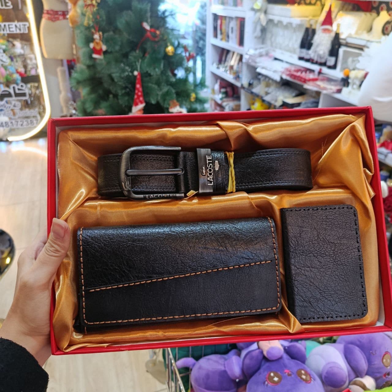 ست چرم کیف و کمربند — تصویر ۶