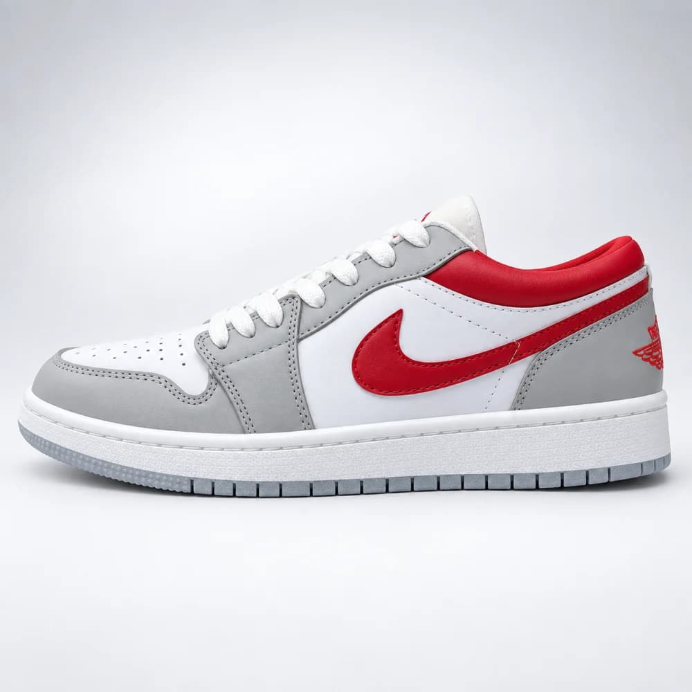 کتونی مردانه نایکی ایر جردن ۱ لو لایت اسموک گری | Nike Air Jordan 1 Low Light Smoke Grey — تصویر ۲