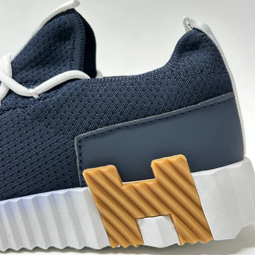 کتونی زنانه هرمس لیفت اسلیپ آن سرمهای | Hermès Lift Slip-On Navy — تصویر ۲