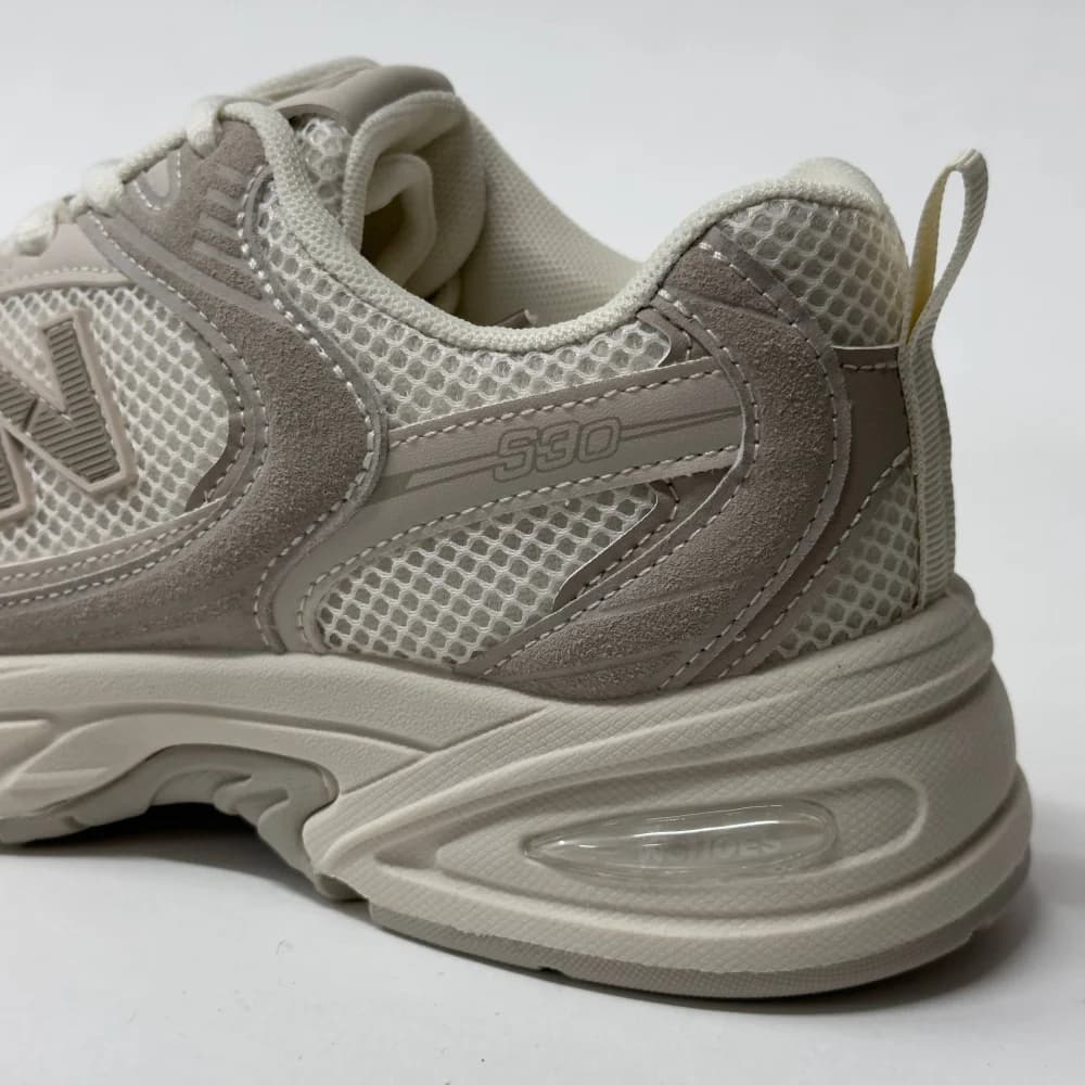 کتونی زنانه نیوبالانس 530 سفید طوسی | New Balance 530 White Grey — تصویر ۳