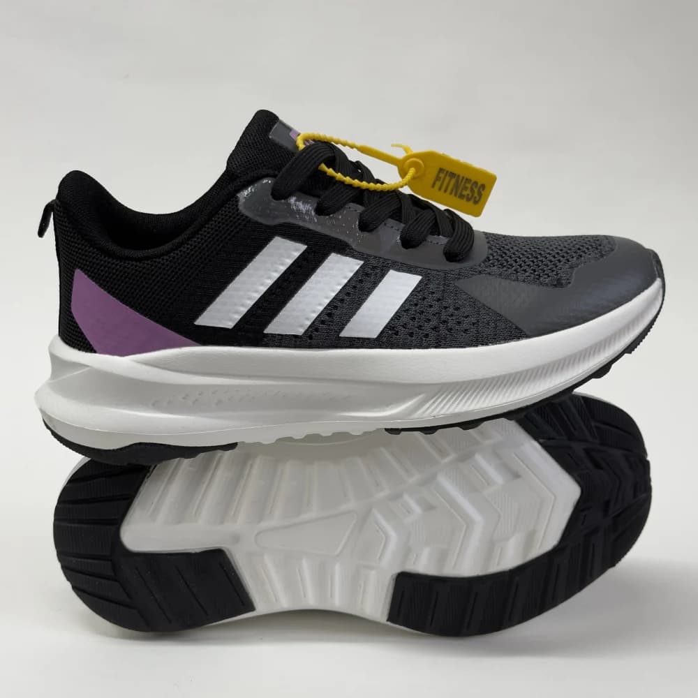 کتونی آدیداس ران فالکون مشکی سفید | Adidas Runfalcon Black White — تصویر ۴