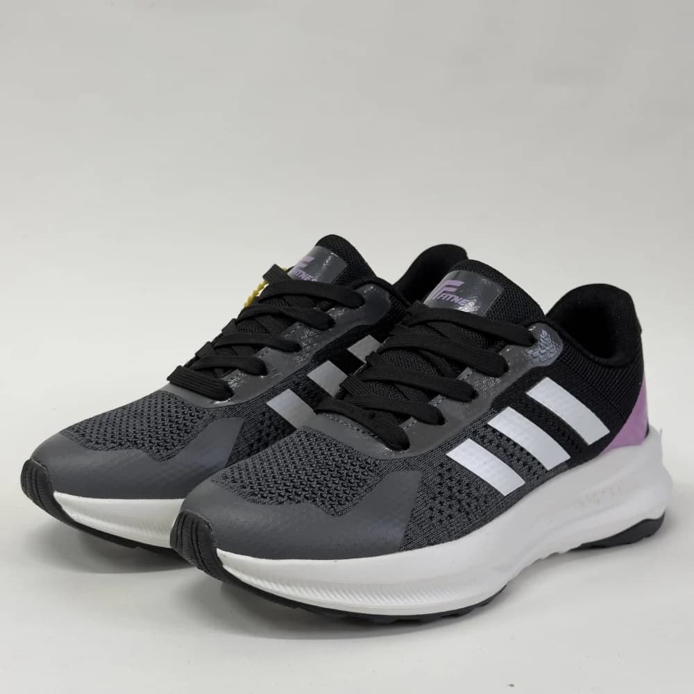 کتونی آدیداس ران فالکون مشکی سفید | Adidas Runfalcon Black White — تصویر ۳
