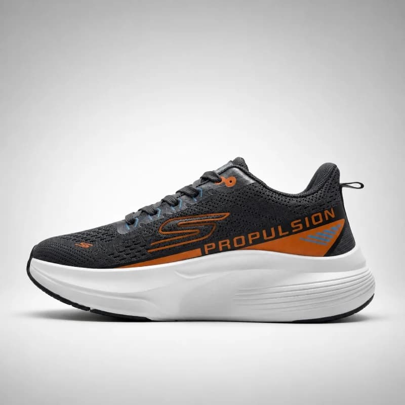 کتونی اسکیچرز مکس کوشنینگ پروپالشن طوسی | Skechers Max Cushioning Propulsion Gray — تصویر ۲