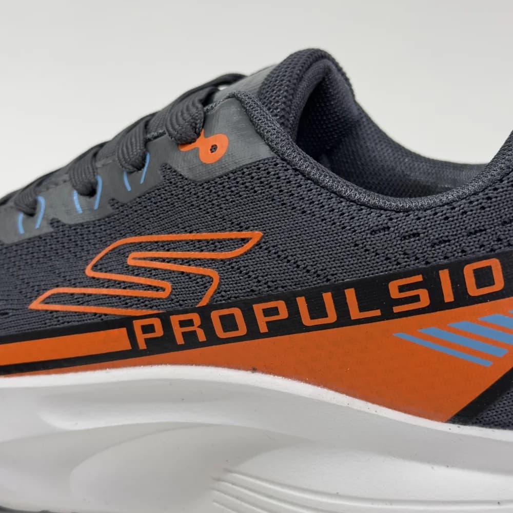 کتونی اسکیچرز مکس کوشنینگ پروپالشن طوسی | Skechers Max Cushioning Propulsion Gray — تصویر ۵