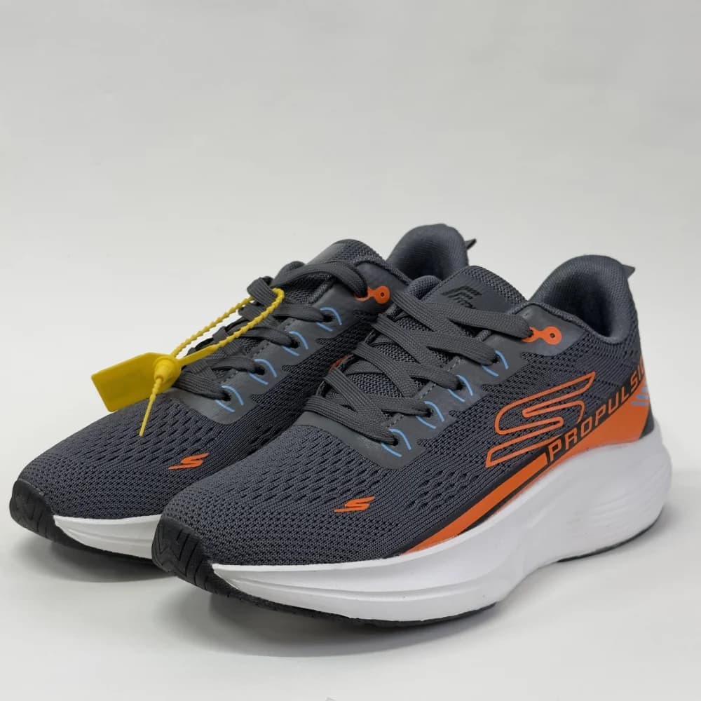 کتونی اسکیچرز مکس کوشنینگ پروپالشن طوسی | Skechers Max Cushioning Propulsion Gray — تصویر ۳