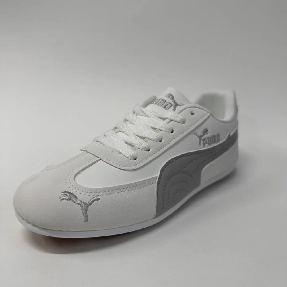 کتونی پوما اسپید کت سفید طوسی | Puma Speedcat White Grey — تصویر ۶