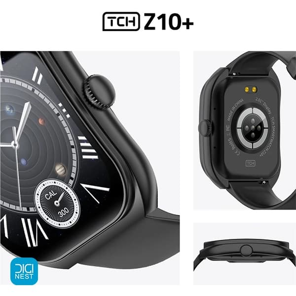ساعت هوشمند تی سی اچ مدل Z10 plus با بند سیلیکونی — تصویر ۴