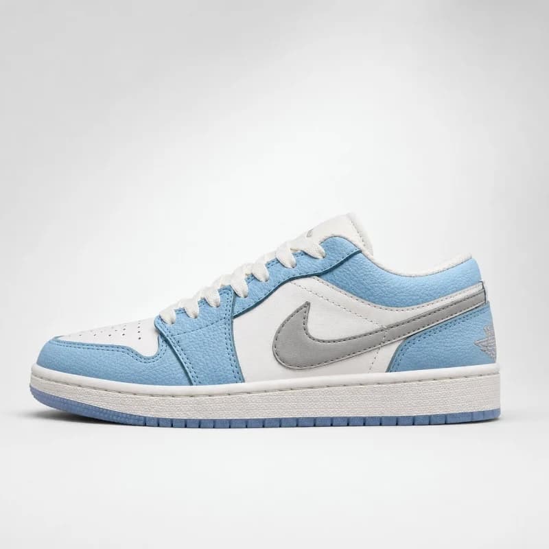 کتونی نایک ایر جردن 1 لو آبی آسمانی | Air Jordan 1 Low University Blue White — تصویر ۲