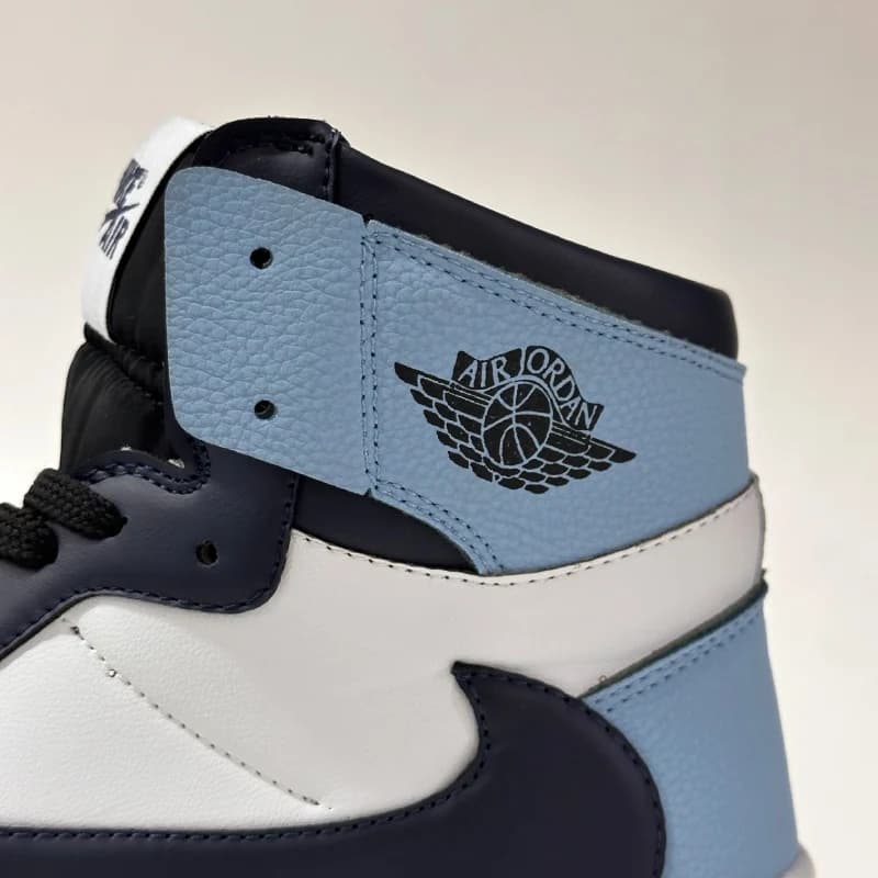 کتونی نایک ایر جردن 1 های سفید سرمهای | Air Jordan 1 High University Blue — تصویر ۶